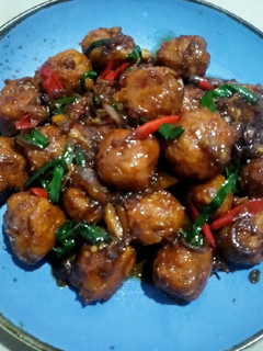 Foto resep 8.Bola bola tempe saos teriyaki