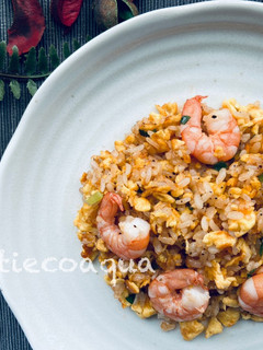 蝦仁蛋炒飯 的食譜成品照片