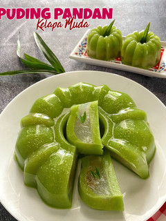 Foto resep Puding Pandan Kelapa Muda