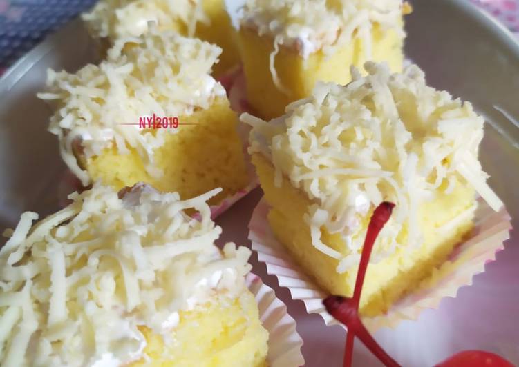 CAKE POTONG KEJU (versi bolu hongkong)