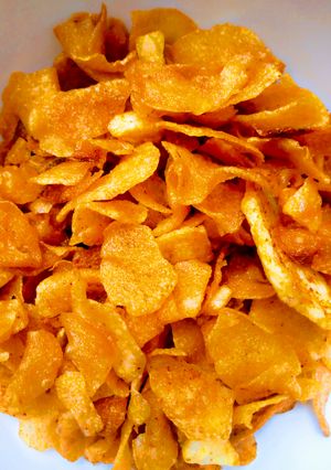 A picture of Crispy potato chips.