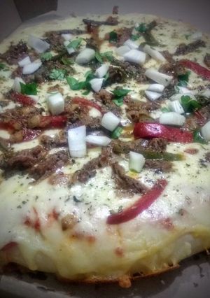 Una foto de Pizza Mexicana