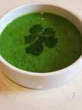Crema de cilantro y chile poblano