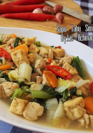 Foto resep Sapu Tahu Simple