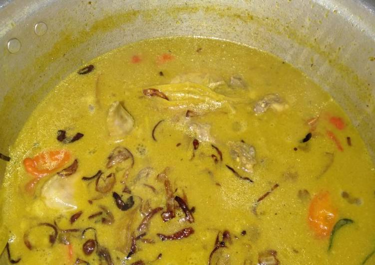 Langkah Mudah Memasak Soto ayam bamboe instan Anti Gagal