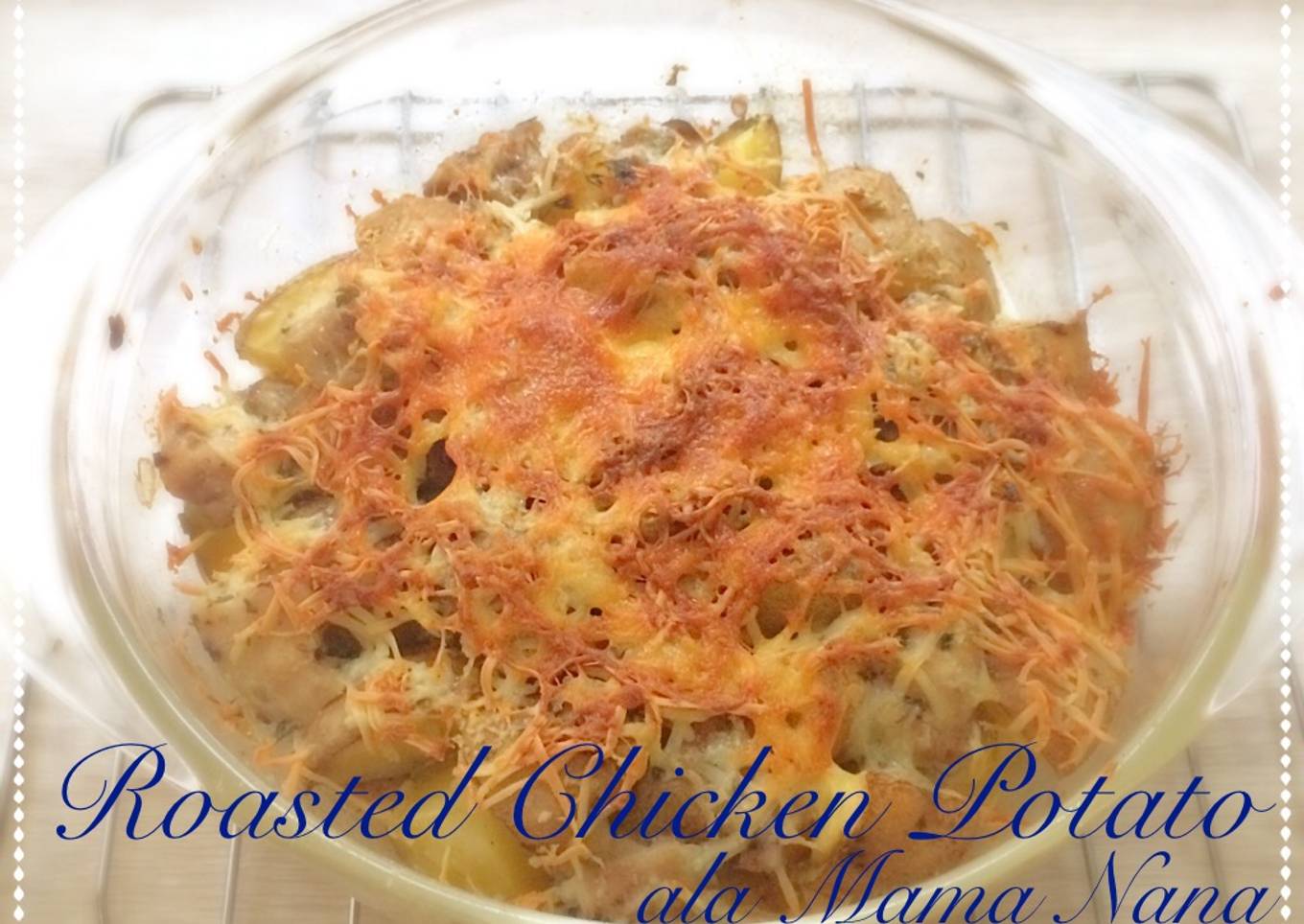 Roasted chicken potato