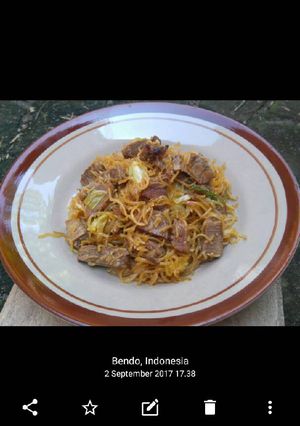 Foto resep Tumis bihun jagung ft daging