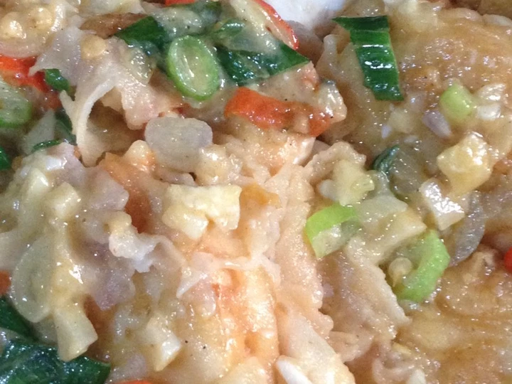 Cara Mudah Membikin Resep Tofu saus telur asin pedas yang Sempurna Anti Ribet, Mantap