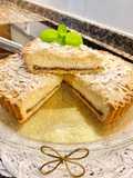 Pastel con requesón y Nutella (Cake with cottage cheese and Nutella)