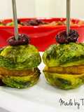Finger Food 9 👌- món chay 🌱🍃Burger bắp cải Brussels tí hon- Rau củ nướng