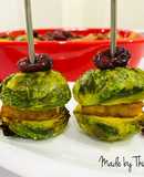 Finger Food 9 👌- món chay 🌱🍃Burger bắp cải Brussels tí hon- Rau củ nướng