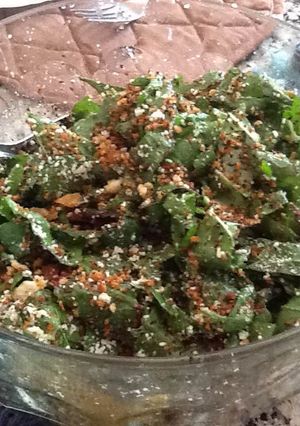 Una foto de Ensalada de acelgas a lo Ariadny