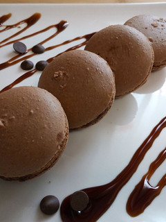 Una foto de Macarons de café