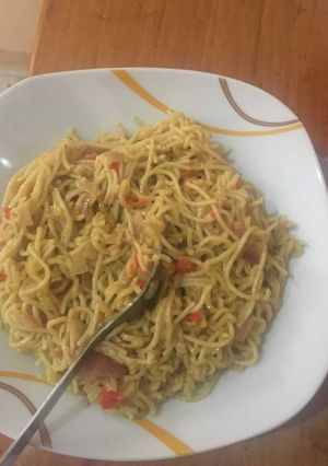 A picture of Noodle Spag.