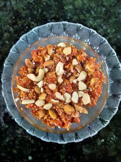 A picture of Gajar Ka Halwa.