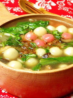 冬至客家鹹湯圓 的食譜成品照片