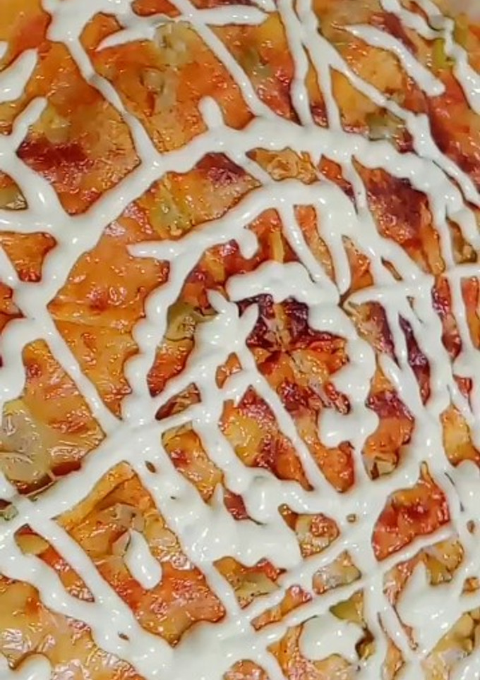 صورة لوصفة بيتزا 🍕 مثل المحلات بابسط الطرق