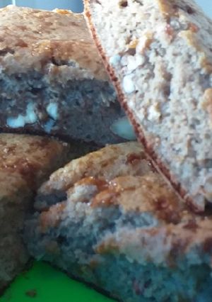 Una foto de Budín integral de banana con stevia 🍌🍌🍌