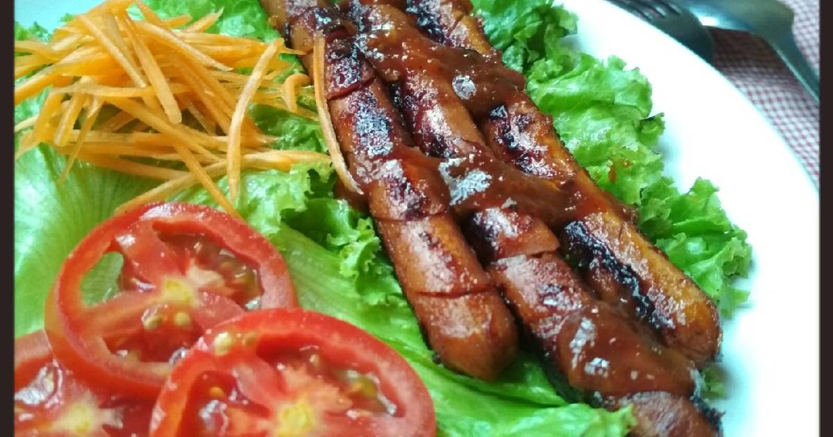 Resep Sosis Bakar Pedas Manis Oleh Cwiit Deswita Cookpad