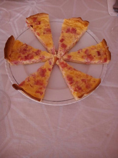 Una foto de Quiche que jamón y queso