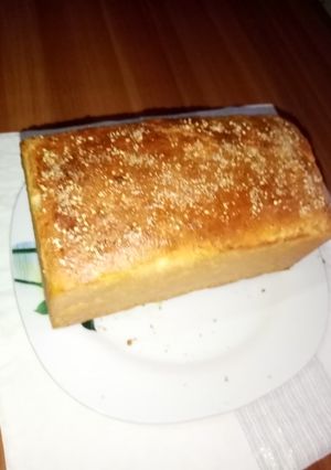 A picture of Sweet cardamon coconut bread.