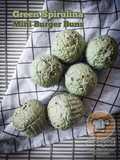 Green Spirulina Mini Burger Buns