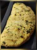 Stuffed Cheese Garlic Bread (No yeast,No fire)