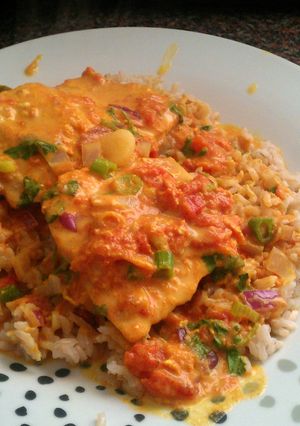 A picture of Malaysian Curry.
