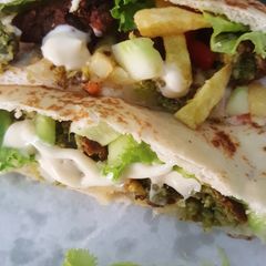 A picture of Falafel sandwich | Ta'ameya recipe.