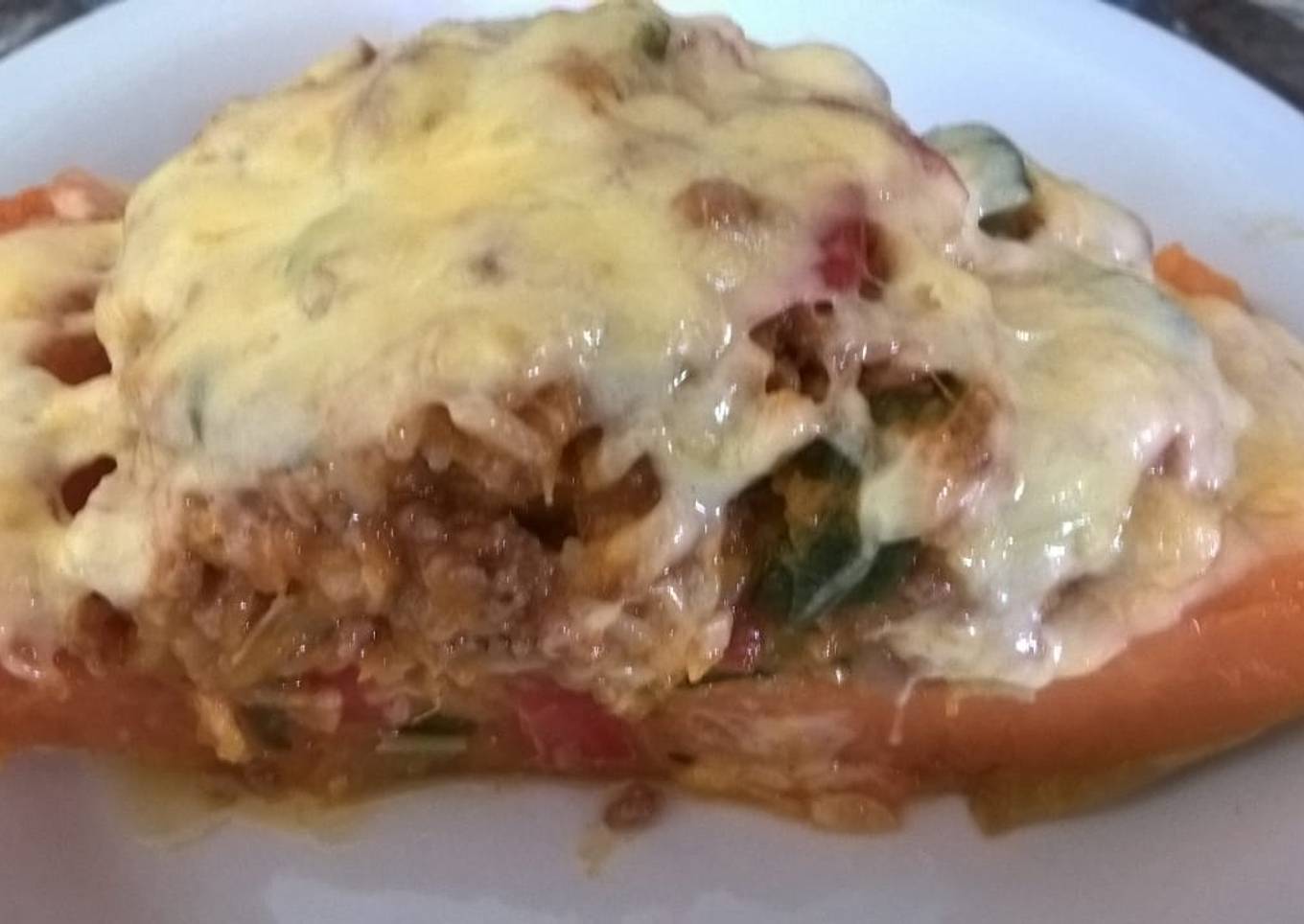 Calabaza rellena súper deliciosa