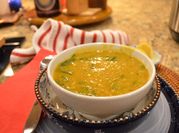 A picture of red lentils