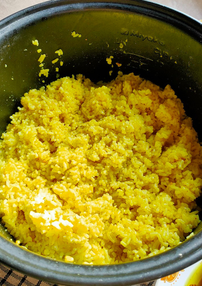 Foto resep 208. Nasi Kuning Rice Cooker Gurih Simpel