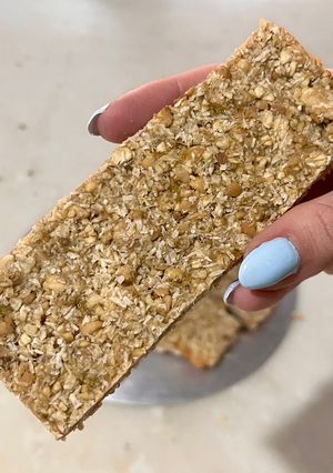 Una foto de Barritas de Banana, Avena y Coco