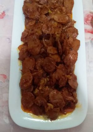 عکسی از دستور سوسیس بندری 😋