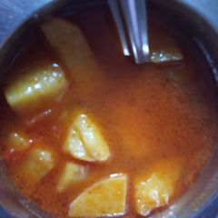 A picture of Rasadar aloo.