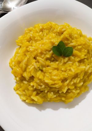 Una foto de Risotto de zapallo