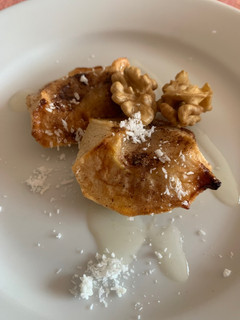 Una foto de Manzanas asadas