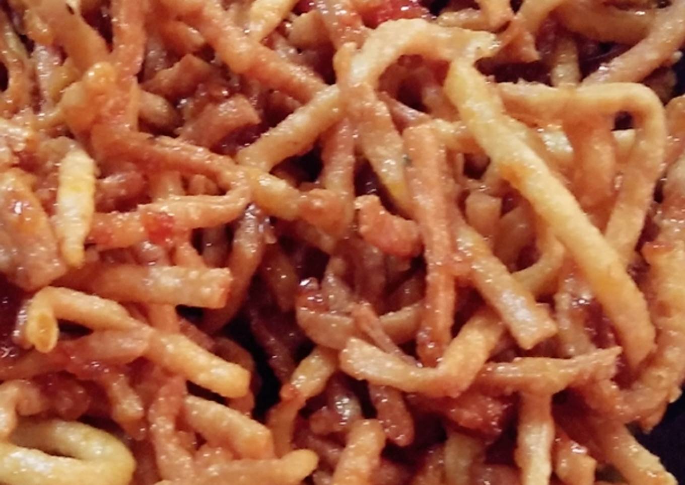 Stik Kue bawang pedas ala Nabila Amira