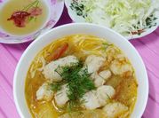 A picture of bún cá basa phi lê