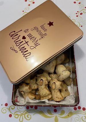 Mézes csók mandulával recept fotója