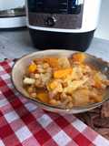 Guiso de invierno de col y calabaza con garbanzos en olla FussionCook FC7Smart