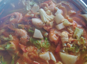 รูปของ แกงส้มกุ้งผักรวม