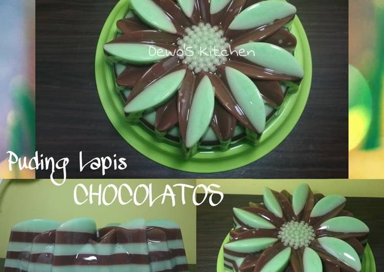 Puding Lapis Chocolatos