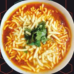 A picture of Sev Tomato Sabji.