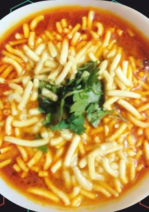 A picture of Sev Tomato Sabji.