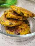 Pumpkin, Potato, and Spinach Pancakes