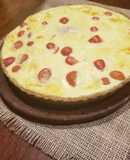 Tarta de jamón y queso😋