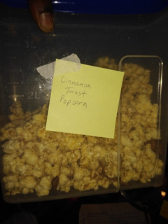 A picture of Cinnamon Toast Popcorn.