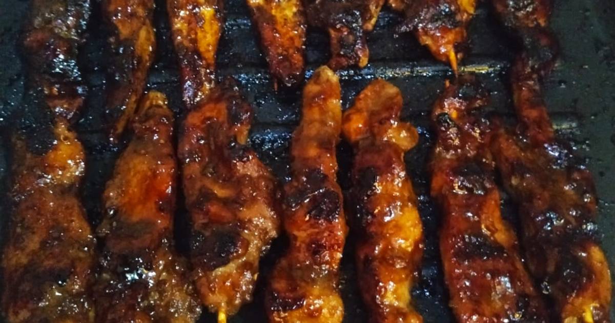 Resep Sate Ayam Manis utk bekal anak" sekolah oleh Nathalie liana - Cookpad