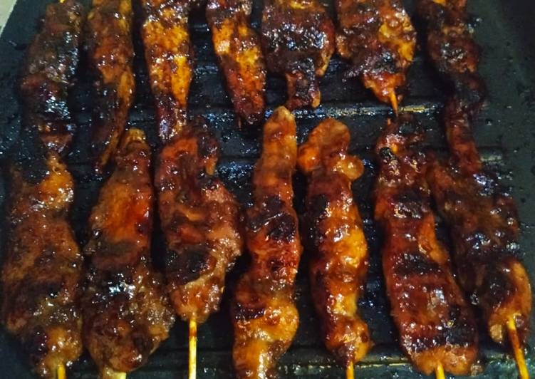 Cara Gampang Membuat Sate Ayam Manis utk bekal anak" sekolah Anti Gagal